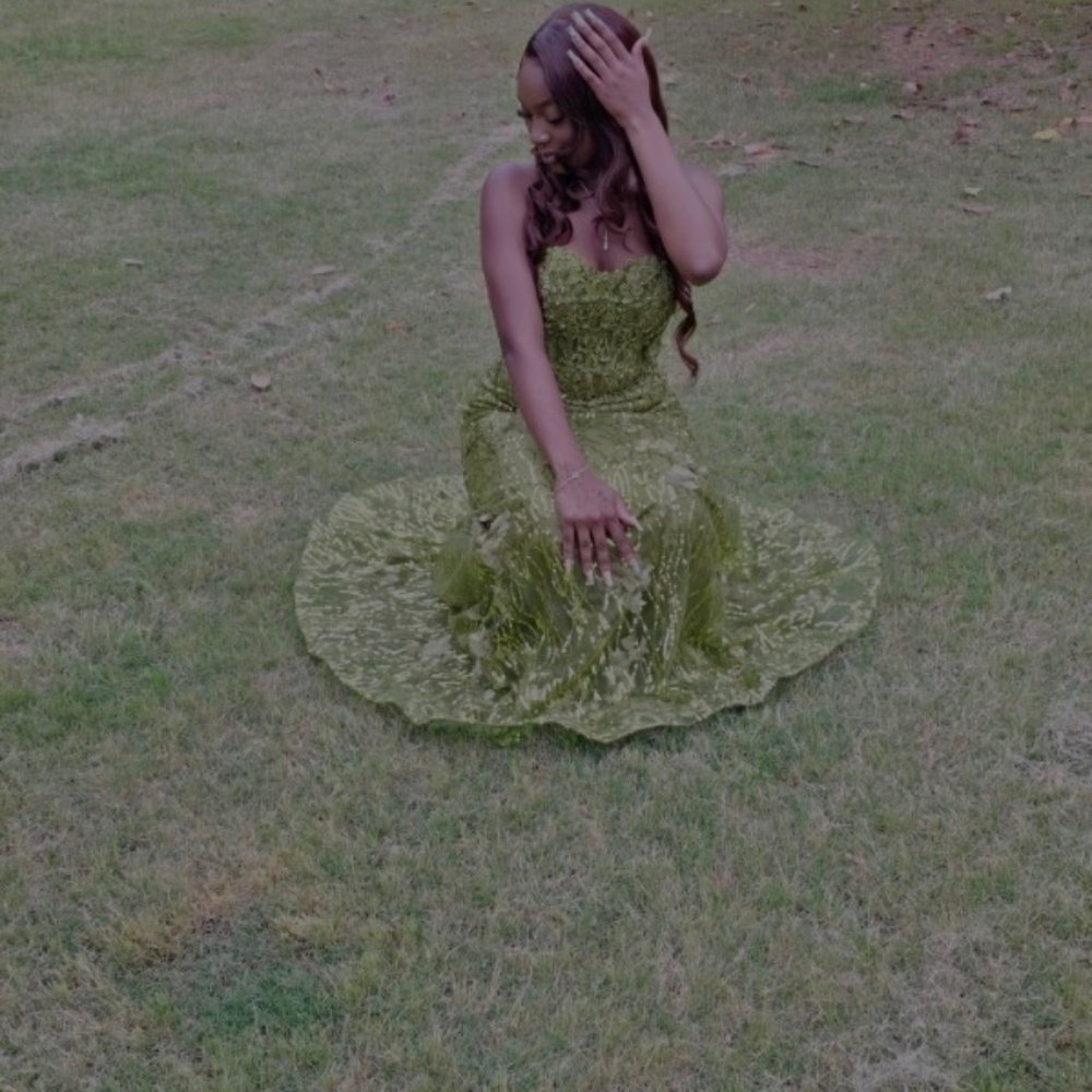 Green Prom dress